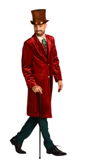 Location Déguisement Charles Dickens Homme / Location Costume Gentleman Victorien Rouge Adulte / La Maison Du Déguisement