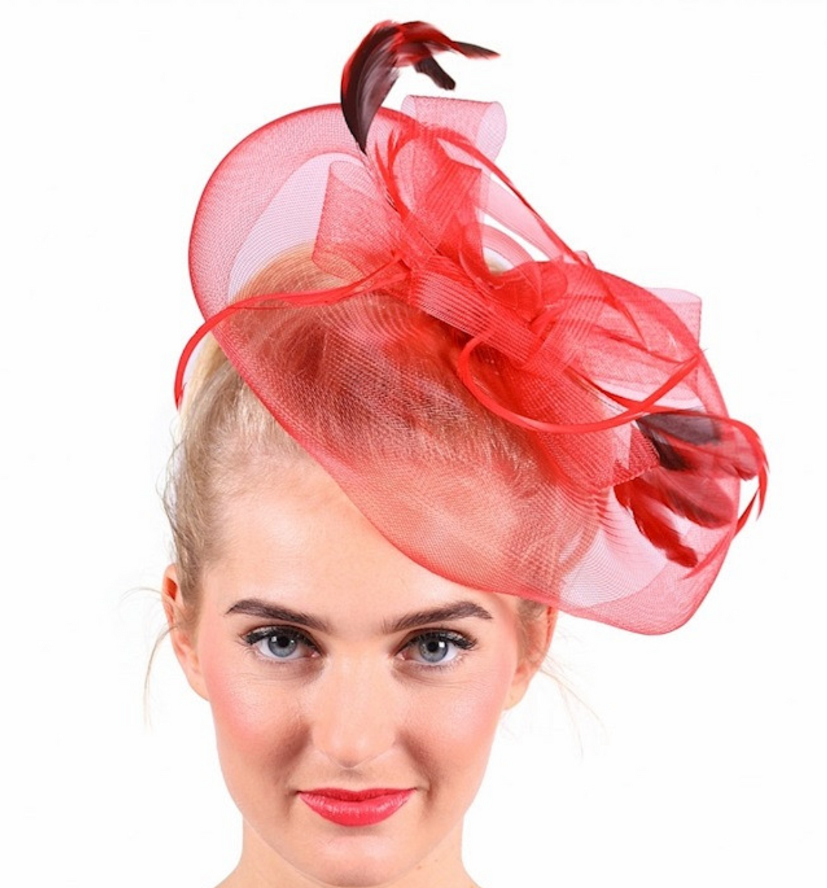 Chapeau Bibi 1900, 1920 Rouge / Bibi Chapeau Vintage Dentelle Rouge / Chapeau Bibi Pour Femme Style Vintage Années 1920 Et 50 / La Maison Du Déguisement
