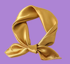 Foulard Or / Écharpe en Satin Dorée / La Maison Du Déguisement