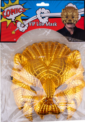 Masque VIP Or / Masque Lion Dorée / La Maison Du Déguisement