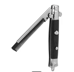 Couteau Peigne Cran d'arrêt / Peigne Pliable pour Hommes avec Interrupteur Automatique / La Maison Du Déguisement