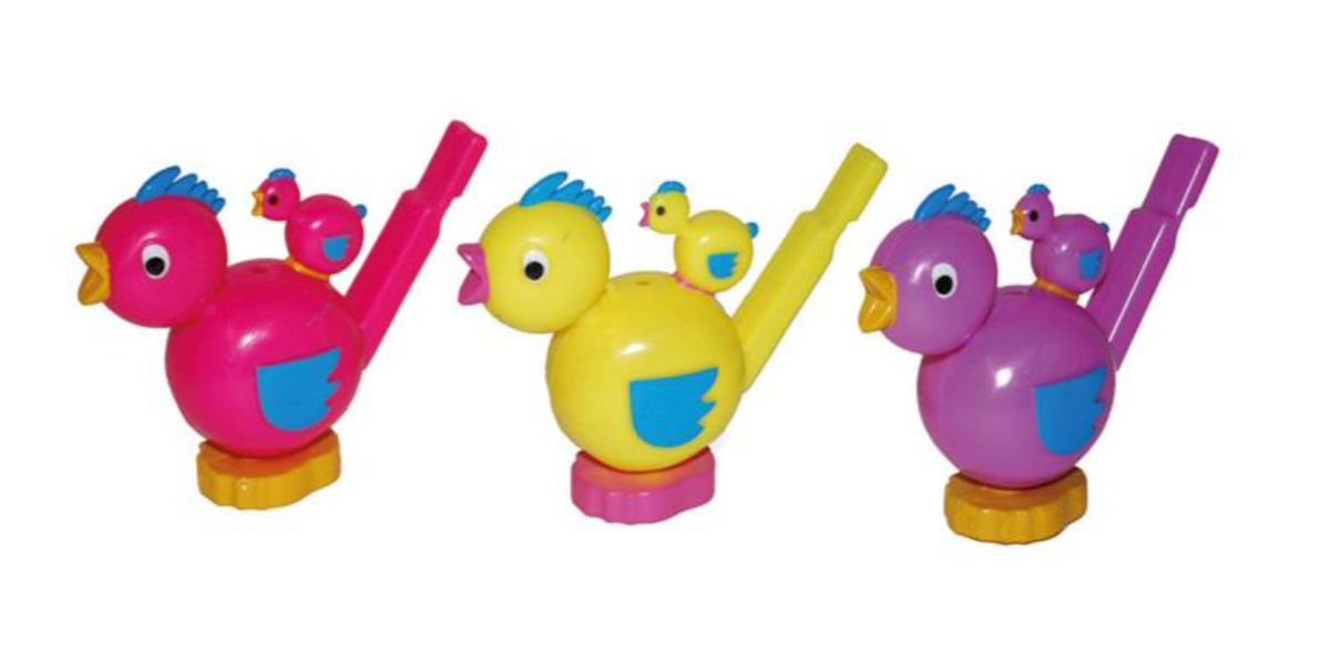 Lot de 3 sifflets Oiseaux  / Sifflet en Bois Oiseau 8 cm / Sifflet Oiseau x 3 /  La Maison Du Déguisement