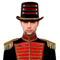 Location Chapeau Directeur De Cirque Luxe / Location Chapeau Dompteur De Cirque / Location Chapeau Haut de Forme Monsieur Loyal Luxe / La Maison Du Déguisement