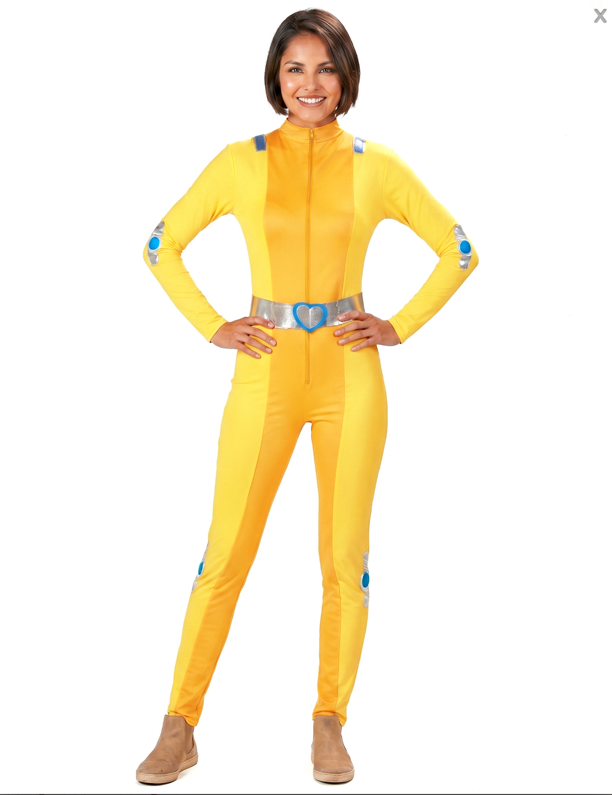 Location Déguisement Totally Spies™ jaune Alex Femme / Location Costume Combinaison Espionne Jaune / La Maison Du Déguisement