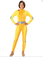 Location Déguisement Totally Spies™ jaune Alex Femme / Location Costume Combinaison Espionne Jaune / La Maison Du Déguisement