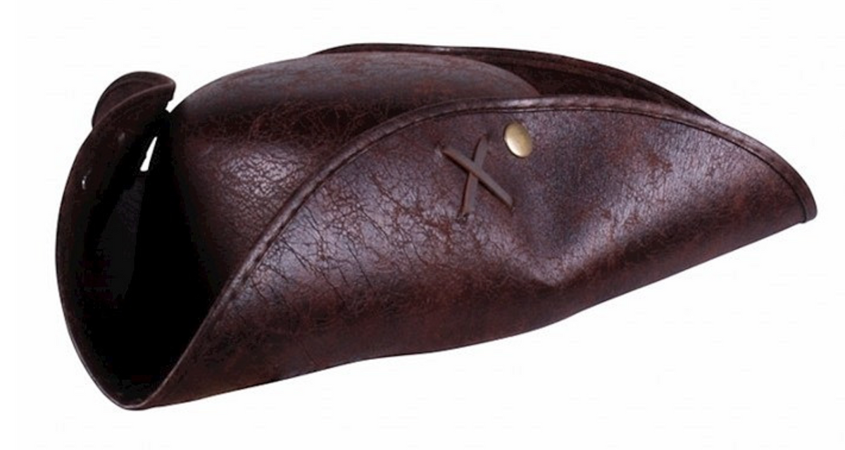 Chapeau Pirate Marron / Chapeau Tricorne Marron / Chapeau Pirate Tricorne / La Maison Du Déguisement