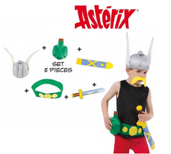 Set Accessoires de déguisement Astérix Enfant / Kit Accessoires Gaulois officiel d'Astérix / La Maison Du Déguisement