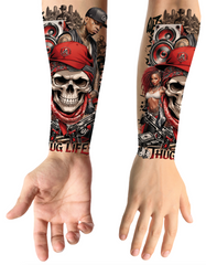 Tatouage Thug Life / Faux Tatouage Punk Rock En Couleur / La Maison Du Déguisement