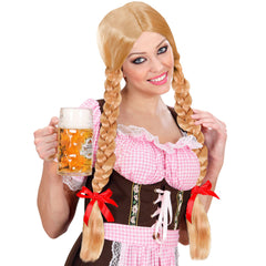 Perruque Gretel Blonde / Perruque Heidi Blonde / Perruque Tyrolienne Blonde / La Maison Du Déguisement