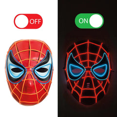 Masque LED Spiderman Lumineux / Masque Spider-Man Led Coloré / La Maison Du Déguisement