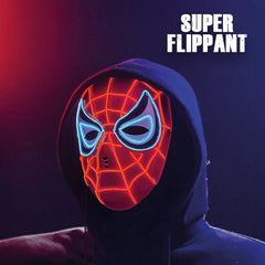 Masque LED Spiderman Lumineux / Masque Spider-Man Led Coloré / La Maison Du Déguisement