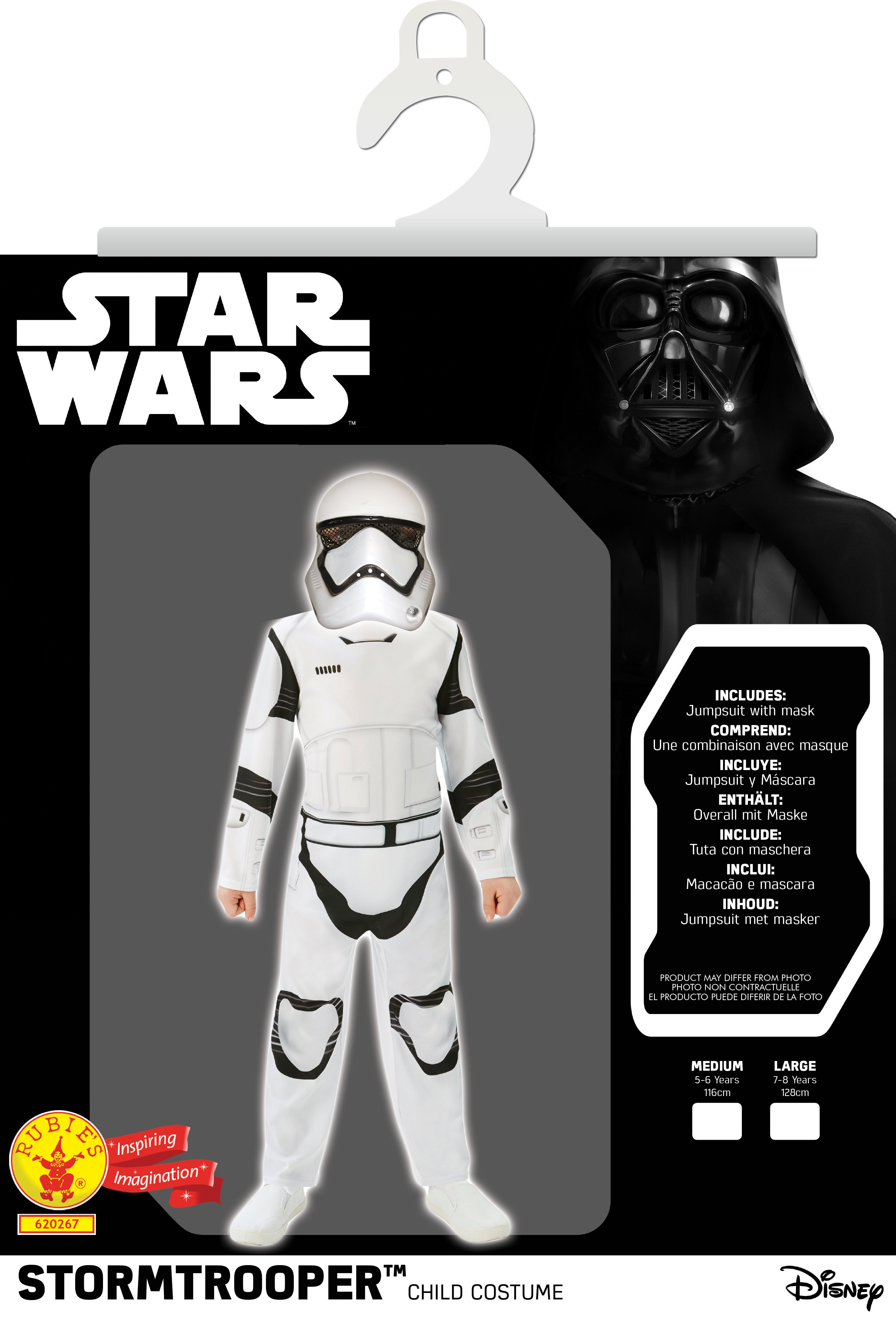 Déguisement Storm Trooper Stars wars Enfant / Costume Stormtrooper Guerre des étoiles Enfant / La Maison Du Déguisement