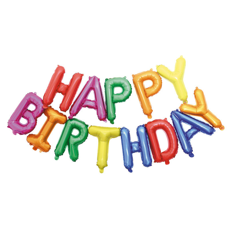 Guirlande de ballons Happy Birthday / Ballons Happy Birthday / La Maison Du Déguisement