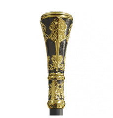 Canne Baroque Or En Métal / Canne Luxe Baroque En Métal Doré / La Maison Du Déguisement