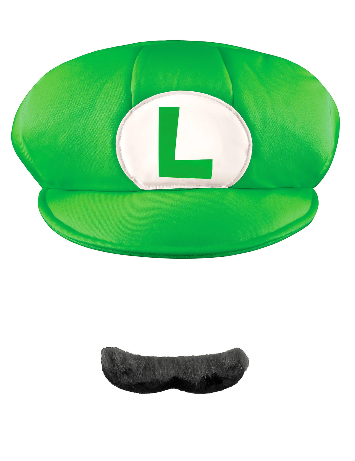 Casquette Luigi Officielle / Casquette Luigi avec moustache / La Maison Du Déguisement