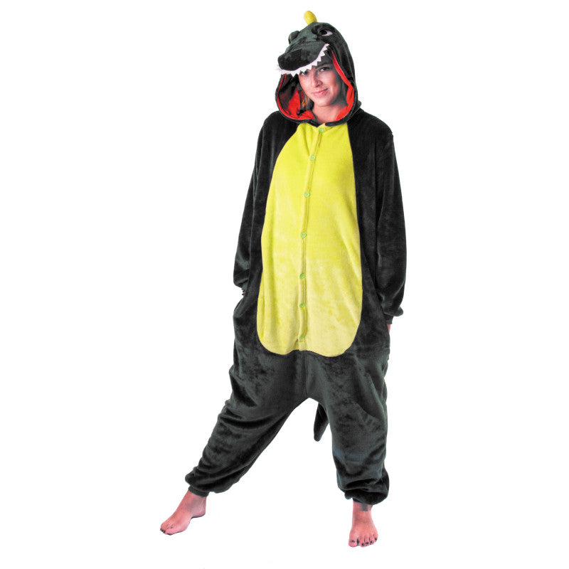 Déguisement Kigurumi Dinosaure Vert / Costume Combinaison Dinosaure / La Maison Du déguisement