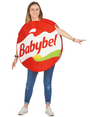 Location Déguisement Babybel Adulte Officiel / Location Costume Fromage Rouge Logo Officiel / Location Costume Super Babybel / La Maison Du Déguisement