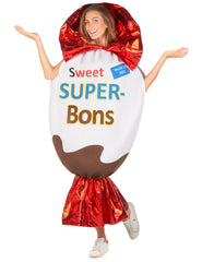Location Déguisement Confiserie Superbon Adulte / Location Costume Humour Bonbon Kinder Chocobon / Location Costume BonBon Kinder Surprise / La Maison Du Déguisement