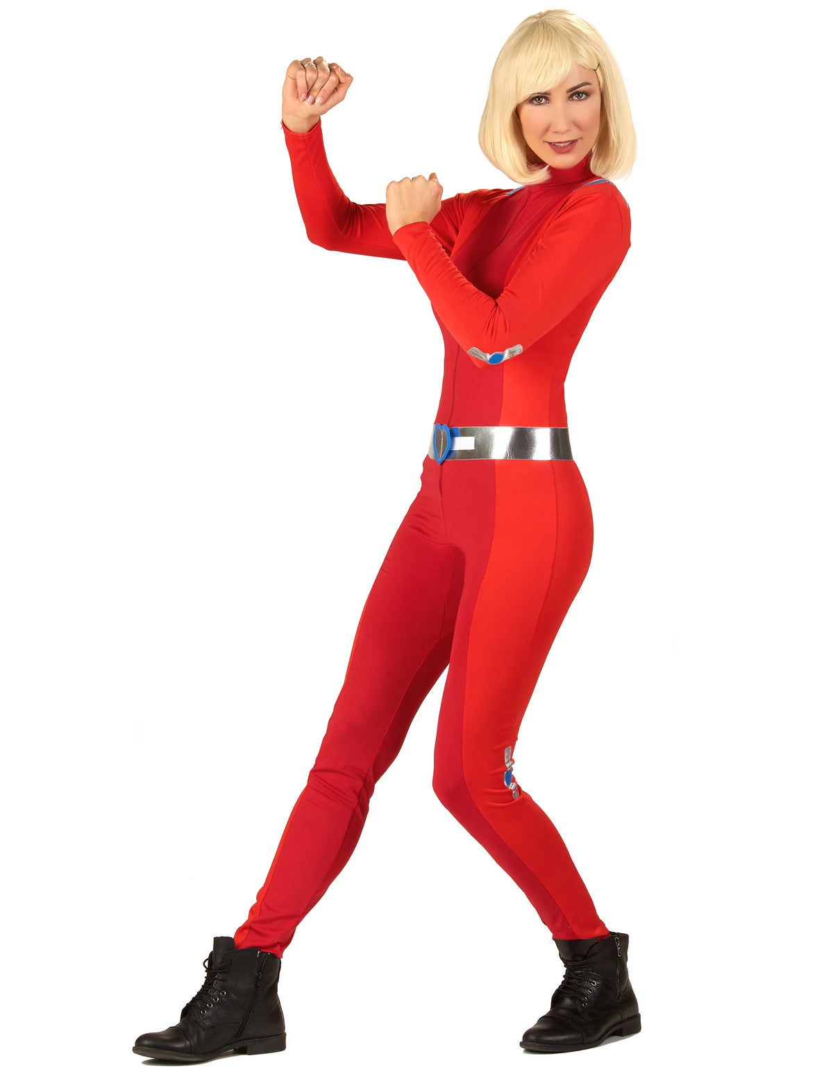 Déguisement Totally Spies™ rouge Clover Femme / Costume Combinaison Espionne Rouge / La Maison Du Déguisement