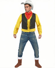 Location Déguisement de Lucky Luck Adulte / Location Costume Lucky Luck, Cow boy Adulte / La Maison Du Déguisement