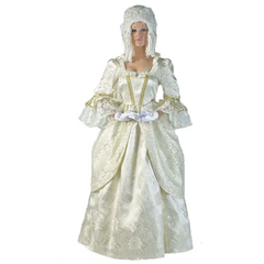 Location Déguisement Marquise Blanc Luxe / Location Robe Marie Antoinette Luxe / La Maison Du Déguisement