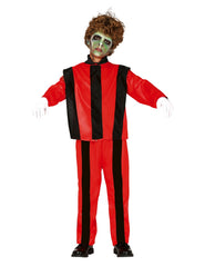 Déguisement Star De La Pop Enfant / Costume Michael Jackson Enfant / Costume King Of Pop Rouge / La Maison Du Déguisement