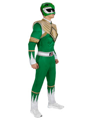 Location Déguisement Power Ranger™ Vert Adulte / Location Costume Power Ranger™ Vert Homme / La Maison Du Déguisement