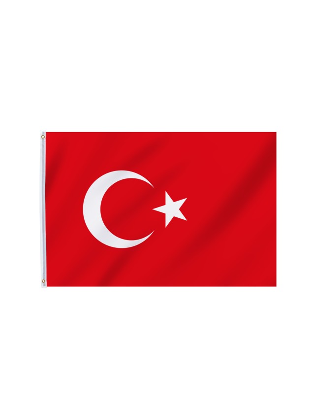 Drapeau de la Turquie, 90x150 CM / Turkey Flag / La Maison Du Déguisement