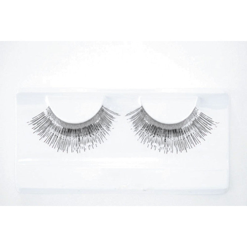 Faux Cils Métallisé Argent / La Maison Du Déguisement