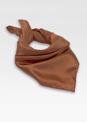 Foulard Marron / Écharpe en Satin Marron / La Maison Du Déguisement