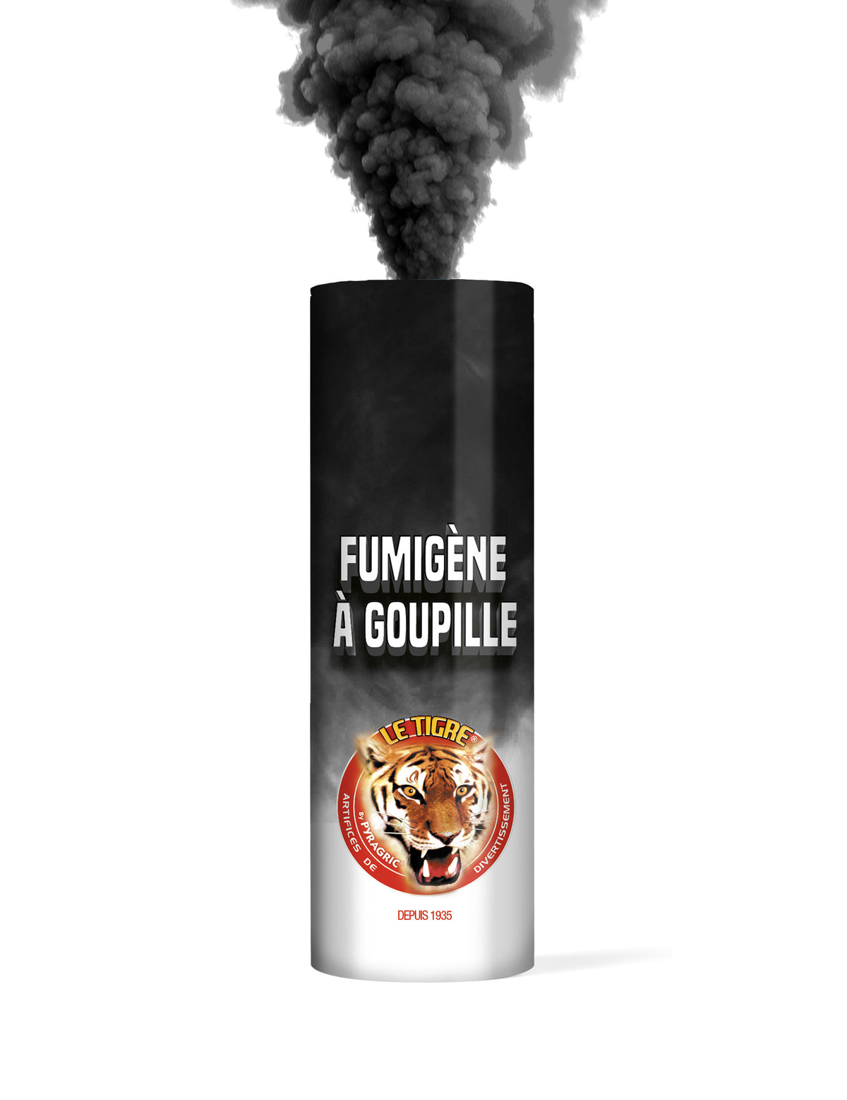 Fumigène à Main Noir / FUMIGENE à Goupille 1 Minute Noir / La Maison Du Déguisement