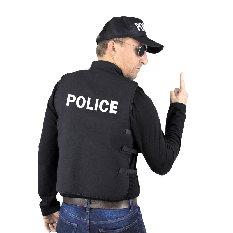Déguisement Gilet pare balles Police / Costume Gilet Pare-Balles Policière / Gilet Police / La Maison Du Déguisement