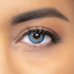 Lentilles Fantaisie Annuelles London Sky Bleu / La Maison Du Déguisement