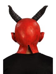 Masque Diable Latex / Masque Halloween Krampus Démon Rouge / La Maison Du Déguisement