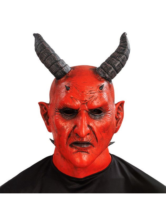 Masque Diable Latex / Masque Halloween Krampus Démon Rouge / La Maison Du Déguisement