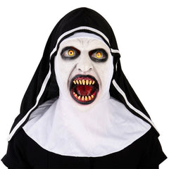 Masque Latex La Nonne Halloween / Masque Bonne Soeur The None Adulte / La maison Du Déguiosement