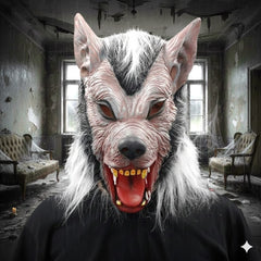 Masque Loup Garou / Masque Intégral Loup Garou / La Maison du Déguisement
