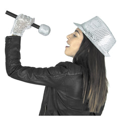 Micro Pop star / Micro Paillettes Disco / La Maison Du Déguisement