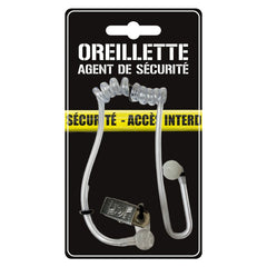 Oreillette Agent De Sécurité / Écouteur Garde Du Corps / Oreillettes Transparentes / Fausses Oreillettes espions En Forme d'agent Secret / La maison Du Déguisement