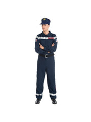 Location Déguisement Pompier Bleu Adulte / Location Costume Pompier Homme / La Maison Du Déguisement