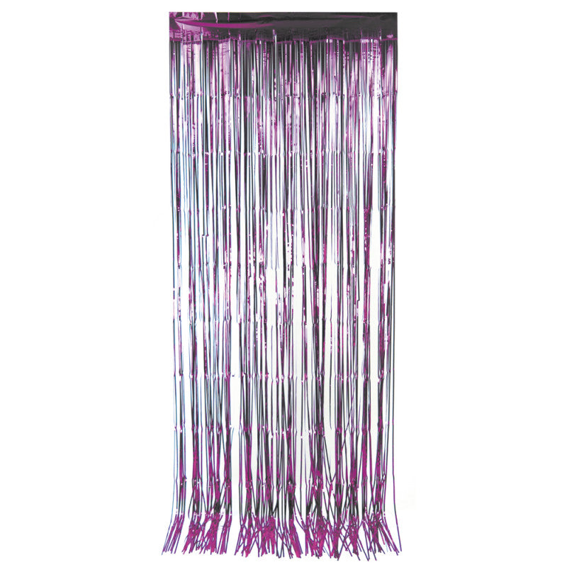 Rideau Lamelles Violet / Rideau Métallique Violet Halloween / Rideau en Aluminium Violet Métallique / La Maison Du Déguisement