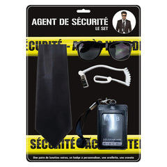 Set Agent De Sécurité / Kit Écouteur Garde Du Corps / Ensemble MIB d'agent Secret / La maison Du Déguisement